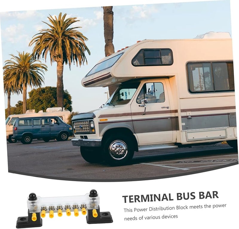 GLEAVI 48V DC Terminal Bus Bar Compact Power Distribution Block for RV and Yacht - Image 4